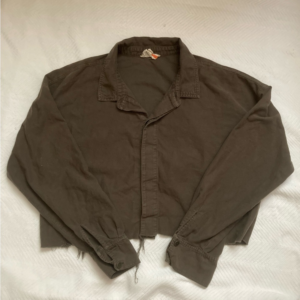 ⚡️$15 FLASH SALE -LIMITED⚡️ Eileen Fisher Organic Cotton Crop Flannel